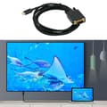 Miniatyrbillede 2 af 11: Kompatibilitet USB3.1 Type C til VGA 31 tommer kabel til bærbare computere og tablets