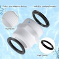 Miniatyrbild 4 av 11: Flexibelt slangfäste för pool, slangadapter, rörkopplingar för pool