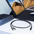Miniatyrbillede 6 af 7: USB Type C til DC5525 Strøm Opladerkabel til Routere og CCTV 1M