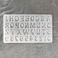Miniatyrbild 3 av 9: Silikonform för siffror och bokstäver i engelskt alfabet, gör-det-själv-smycken i epoxiharts Clear