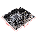 Miniatyrbild 10 av 10: B75-1155 Moderkort för Intel Desktop Computer Socket 1155 Moderkort Stöd Dual DDR3 LGA1155 IntelCore 2/3gen