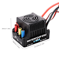 Pikkukuva 5 / 10: Harjaton moottoriohjain 60A/80A kauko-ohjattava ESC RC automallin varaosat 80A short line