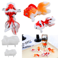 Miniatyrbild 2 av 11: för Creative 3D Goldfish Lucky Bag Silikonform Form Harts Epoxi Form Jul Halloween Dekor Hem Ornam