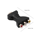 Miniatyrbild 4 av 11: Nytt för HDMI-omvandlare, för Rca Av/rgb/rc, High Defination Video Box 720x1080, Support Ntsc Pal, för HDMI-utgång