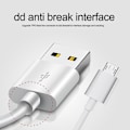 Miniatyrbild 2 av 11: 8m Längd Universal Micro USB Power -förlängningskabel för Android-gränssnitt för Wyze Cam Pan Home Security Camera