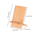 Miniatyrbild 9 av 9: Bambu Universal Mobile Phone Stand Mount Stand Desktop Tablet Stand Smartphone för alla mobiltelefoner med laddningshål
