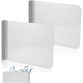 Miniatyrbild 4 av 11: 2 st Universal handfat Sidstänkskydd Väggmonterat handfat stänkskydd Hemmapool Metallstänkskydd Lätt att rengöra B