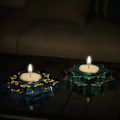 Miniatyrbild 8 av 9: Tealight Resin Form Lotus Ljusstake Epoxi Gjutform för DIY Smyckeskrin
