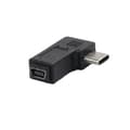 Pikkukuva 6 / 8: Mini USB - USB C -muunnin, 90 asteen Type-C uros - Mini USB naaras -sovitin