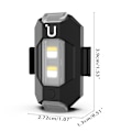 Miniatyrbillede 4 af 11: Stroboskoplampe Blinkende Lys Natkamp LED Navigation til DJI-Mavic Air2/FPV Drone