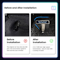 Pikkukuva 8 / 11: Hansikaslokeron datansiirtoadapteri 4 in 1 peli apukuljettaja USB-jakaja Y:lle