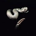 Miniatyrbild 6 av 11: Skallerorm Ring för Kvinnor Män Retro Silver Färg Snake Kvinnlig Ring Justerbar Punk Ring Goth Par Smycken Present Black gold tail - B Open