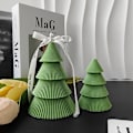 Miniatyrbild 5 av 11: Julgran formad aromaterapi ljusgips samlarobjekt silikonform M