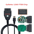 Miniatyrbillede 7 af 7: OBD2 Scanner Kabel USB Diagnostisk Værktøj Galletto 1260 Chip Tuning Værktøj