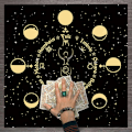 Miniatyrbild 11 av 11: Fyrkantig form Pendel spådom Altare Bordsduk Brädspel Tarot Pad Rune Duk Astrologi Oracles Brädspelsmatta B60