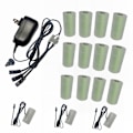 Miniatyrbild 11 av 11: Dummy Battery Eliminators 3V-12V Justerbar power för LED-ljus Byt ut 2-8st 1,5V LR14 AM2 C batteri UK