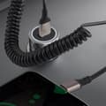 Miniatyrbillede 2 af 7: Skalerbart USB Type C-kabel understøtter 6A hurtigopladningsdatatransmissionsledning
