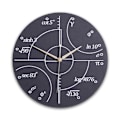 Miniatyrbild 1 av 11: Matteväggklocka Matematiska ekvationer och notationer Matematik Svarta tavla Nördvägg Utbildningsklocka Skola Klassrum null - A