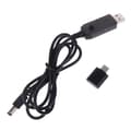Miniatyrbilde 1 av 11: QC3.0 USB/Type C PD til 5V-12V justerbar trinn opp-kabel strømkabel 1m