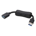 USB3.0 Forlængerkabel med kontakt, USB han til hun forlængerledning data synkroniseringskabel til USB ventilator LED bordlampe