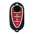Miniatyrbillede 1 af 6: 3 Knapper Silikone Bil Nøgle FOB Etui til Alfa Myth 159 GTO Myth til Giuli