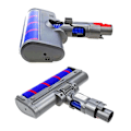 Miniatyrbild 3 av 9: Golvrulleborste för huvudbyte för V7 V8 V10 V11 Dammsugarverktyg