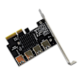 Miniatyrbild 3 av 7: PCIE 1 till 4 gruvkontakter PCIE 4X till 4 USB3.0 PCIE för Express x16 Riser Expansion Card PCI för Express Multiplier 1