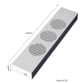 Miniatyrbild 5 av 10: Kylfläkt för Xbox One S Inbyggd justerbar mikro USB -anslutningskylare med 3 höghastighetsfläktar för Xbox One S-konsol