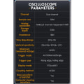 Miniatyrbild 10 av 11: Bärbar 3 i 1 handhållen multimeter digitalt oscilloskop Mångsidig och effektiv DDS-funktionssignalgeneratorer 2,8"-skärm
