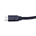 Miniatyrbild 6 av 8: USB 2.0 Typ A 1 hane till 2 hona Y-Splitter Data Sync Laddningsförlängningskabel