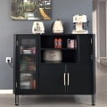 Miniatyrbild 6 av 11: Metall justerbara möbelben Soffben Skåpben Justerbar höjd Ersättningsstödben för soffa/byrå/säng Black 50x100mm