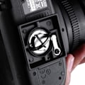 Miniatyrbild 2 av 8: D-axel D-ring 1/4" Stativskruv Monteringsskruv Adapter Snabbkopplingskameraskruv för videokamera Stativ Monopodplatta