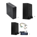 Miniatyrbild 3 av 11: Snygg ITX- case utrymmesbesparande case Chassifotstativ 180W power för tillval B
