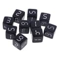 10 stk. D6 Seks Sidede Nummer Terninger til Fest Natklub Brætspil Rolle for