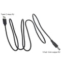 Miniatyrbillede 8 af 11: USB Type C til DC 5.5mm & 2.1mm strømstik opladerkabel til router LED-lys