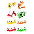 Miniatyrbild 9 av 11: 4st/ Set Strike Indicator för flugfiskeredskap Tillbehör Fiske Flytskum Yellow B