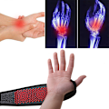 Miniatyrbild 4 av 11: Magnetisk terapi Självuppvärmande handledsstöd Bälte Wrap Uppvärmd handvärmare Kompression Smärtlindring Armbandsbälte