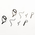 Miniatyrbild 7 av 11: 11 stycken flugspöguide set fiskespets reparationssats hård orm guide spets krok kast spö guide fiske reparation kit Gun Color