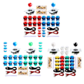 Miniatyrbild 11 av 11: 2-spelares joystick-spelsatser med 20 LED-arkadknappar DIY Arcade Kit Zero Delay USB Encoder till PC-spel för vuxna A