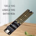 Pikkukuva 6 / 9: M.2 B Key SSD - USB 3.2 -sovitinkortti JMS580 Risers Card TYPE C 10 Gbps