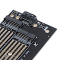 Miniatyrbild 10 av 11: M.2 NVME till PCI-E 3.0 X4 expansionskort PCIE till M.2 Adapter Sata Internt gränssnitt PCI-E 3.0 X4 till SATA för PC
