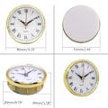 Miniatyrbild 5 av 9: Classic Clock Movement 80 mm Quartz Clock Insert för DIY Crafts Accessories