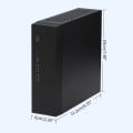 Miniatyrbild 6 av 11: Snygg ITX- case utrymmesbesparande case Chassifotstativ 180W power för tillval B