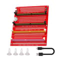 DDR3/4/5 RDIMM/UDIMM Minnetester med LED-indikator for stasjonær datamaskin