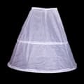 Blomsterflickor 2 Ringar Vit Underkjol 65cm Bröllop Underkjol Barn Elastisk