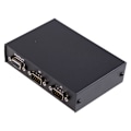 Miniatyrbild 1 av 7: DB 9-stifts hane honkontakt seriell 2 in 1 ut RS232 datadelning manuell switch manuell väljarbox