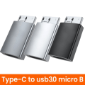 Miniatyrbild 4 av 11: USB C till Micro B Adapter Höghastighetsdataöverföring, aluminiumkonstruktion, Typ-c till USB3.0 Micro B Adapter Converter Black
