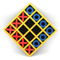 Miniatyrbild 7 av 9: Tic Tac Toe-spel för att spela med vänner och familj – liten, bärbar, packbar, klassisk set