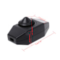 Miniatyrbild 8 av 11: 220V 1A Lampa Dimmer Sladd Strömbrytare Plug In Bord Golvljus Dimmer På Av Dimmer Switch Svart/Vit 7x3,3x2,4cm White