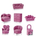 Miniatyrbild 11 av 11: Söt soffform smyckeskrin Vacker för case Modesmycken Förvaringsshowc D